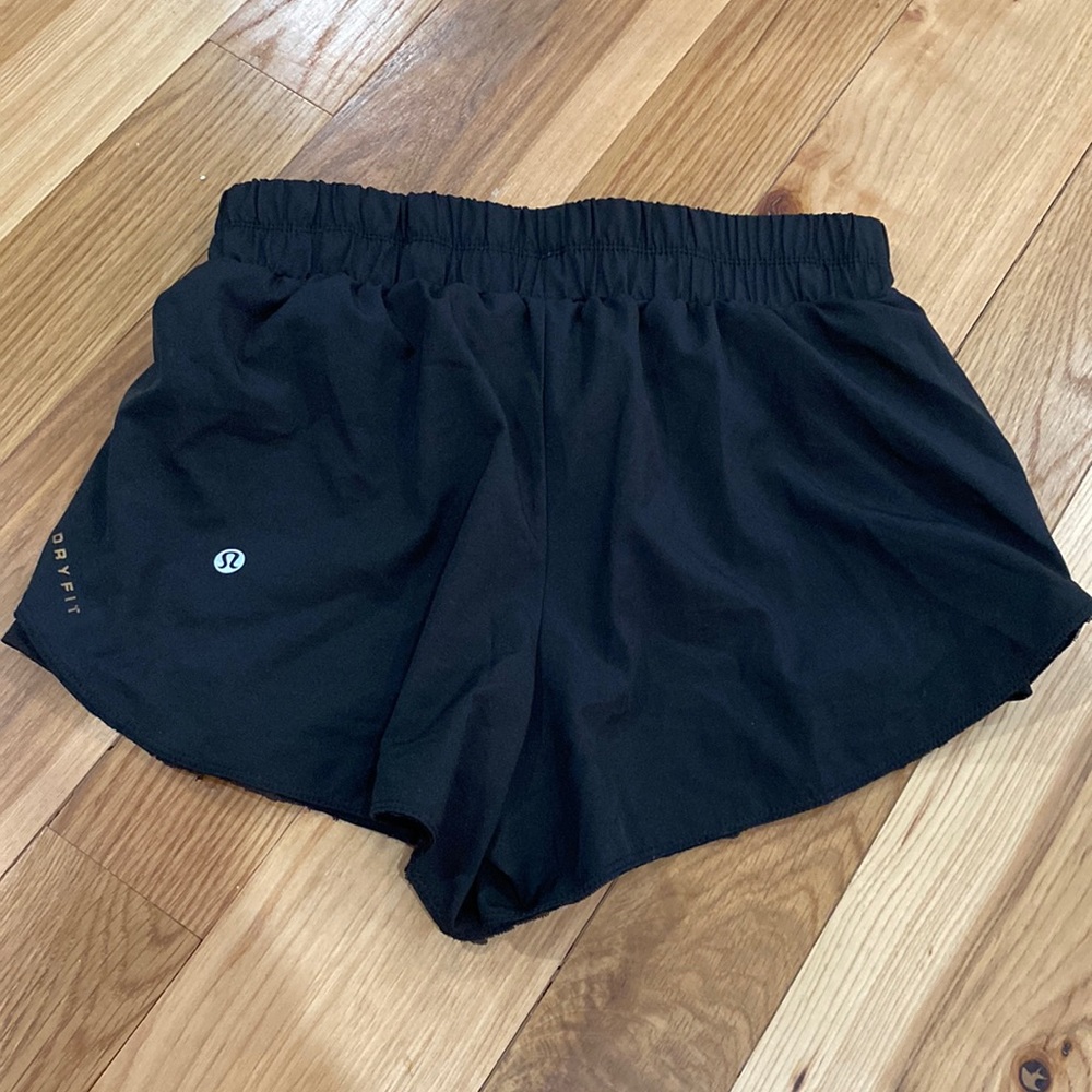 Faux lululemon black dryfit shorts